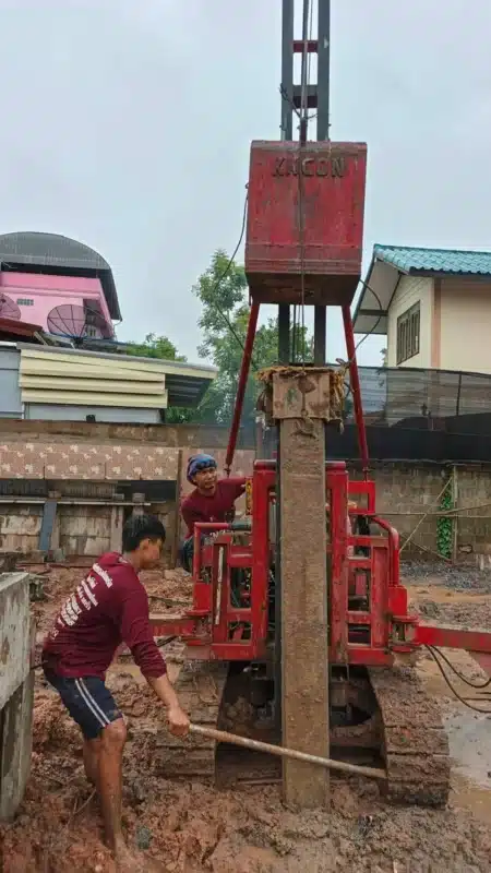 เสาเข็มไมโครไพล์ ปากคาดบึงกาฬ