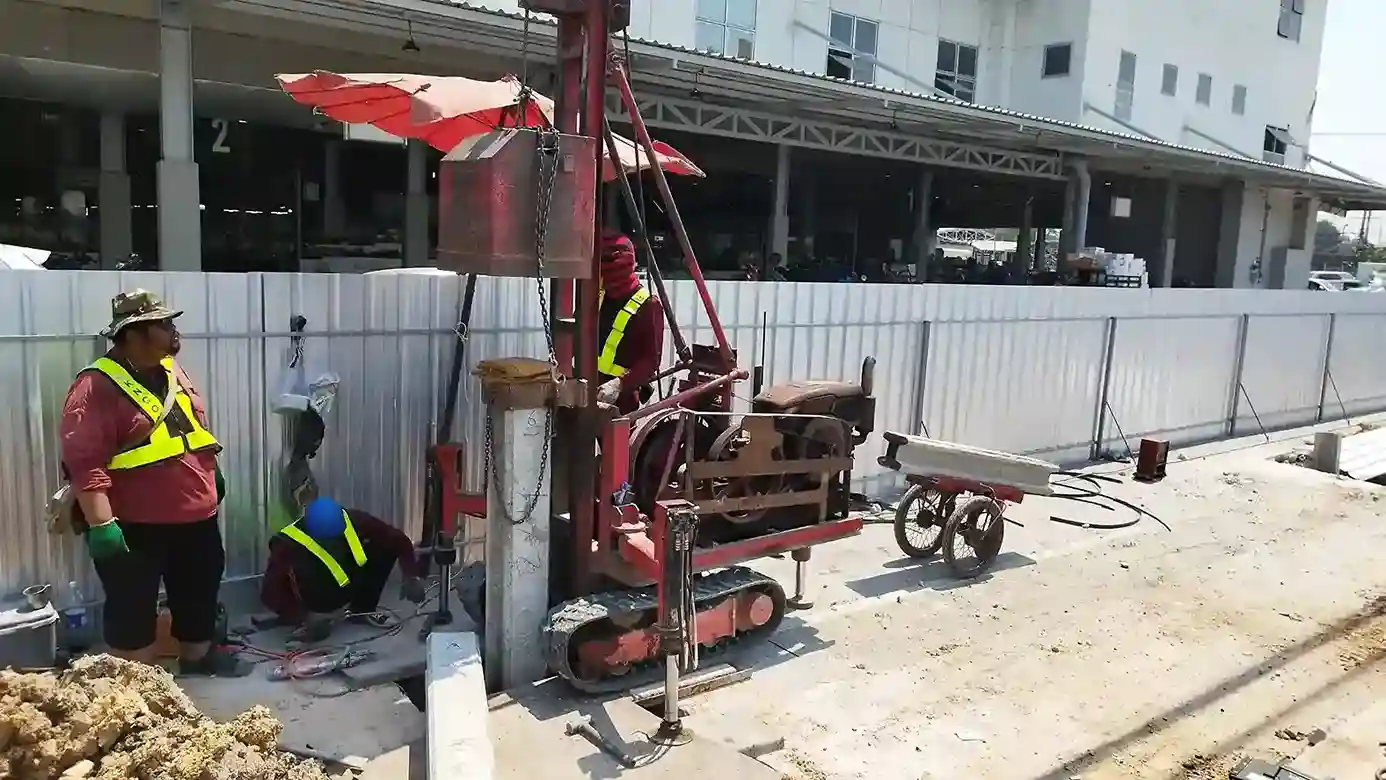 การตอกเสาไมโครไพล์