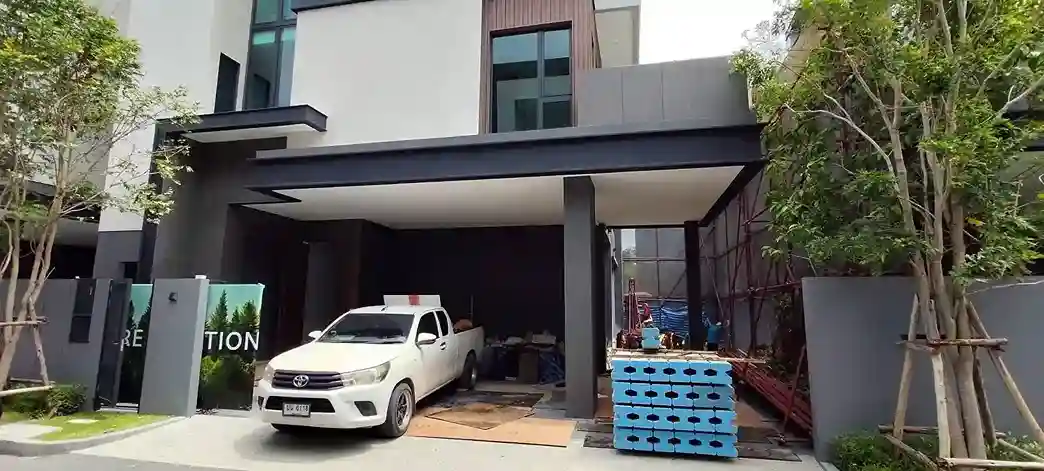 หมู่บ้านฮอเนอร์ โยธินพัฒนา งานเสาเข็มต่อเติม